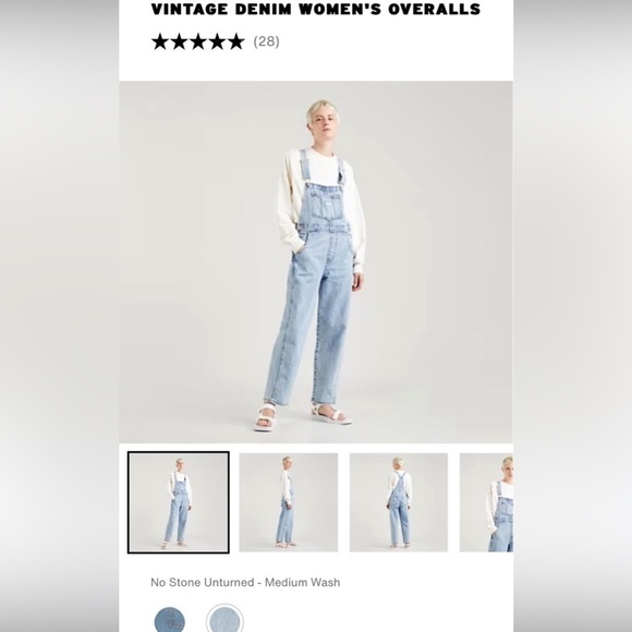 Levi’s vintage overalls